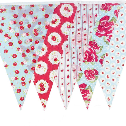 C1008 Shabby Chic Vintage 10m Triangle Bunting