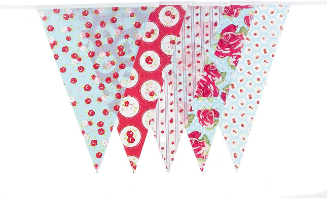 C1008 Shabby Chic Vintage 10m Triangle Bunting