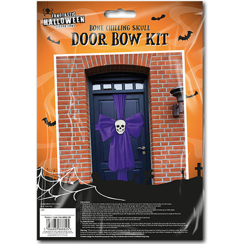 Halloween Door Bow - Purple