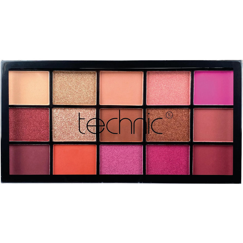 Technic Cosmetics Pressed Pigment Eyeshadow Palette - Hot Love
