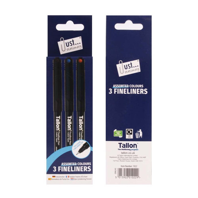 3 Fineliner Pens