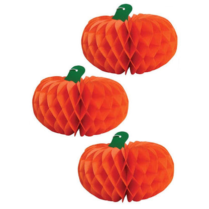 Halloween Honeycomb Pumpkin Decorations