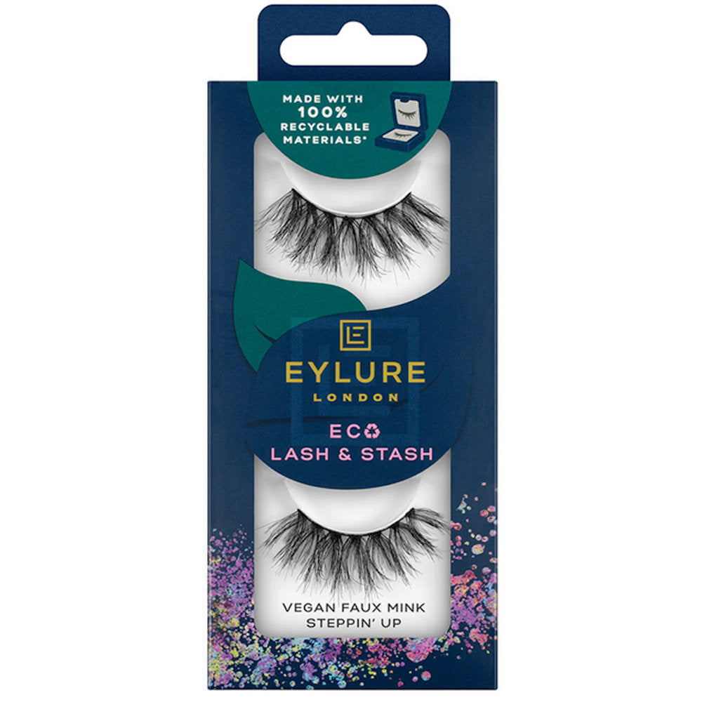 Eylure Eco Lash & Stash - Steppin' Up False Eyelashes Reusable Lightweight Natural Look