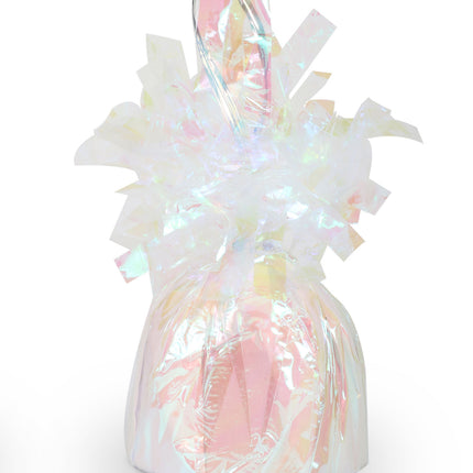 Large Iridescent Foil Balloon Weight