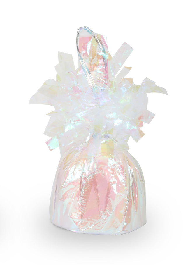 Large Iridescent Foil Balloon Weight
