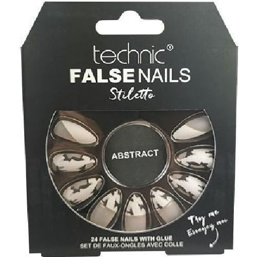 Technic Cosmetics False Nails - Stiletto Abstract