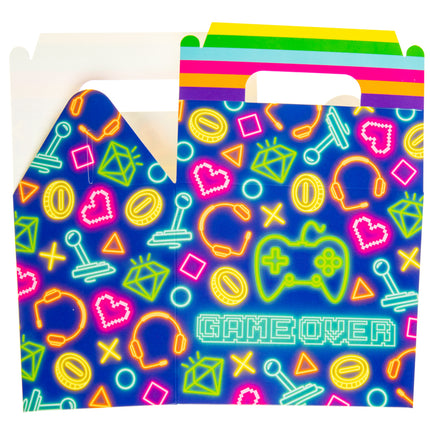 Gamer Party Food Lunch Boxes - 6 Pack