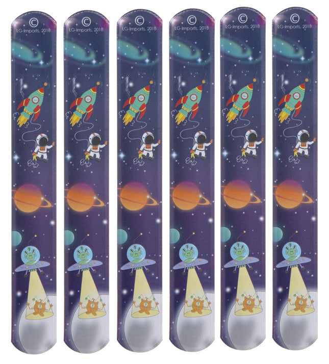 Space Slap Bracelets - 6 Pack