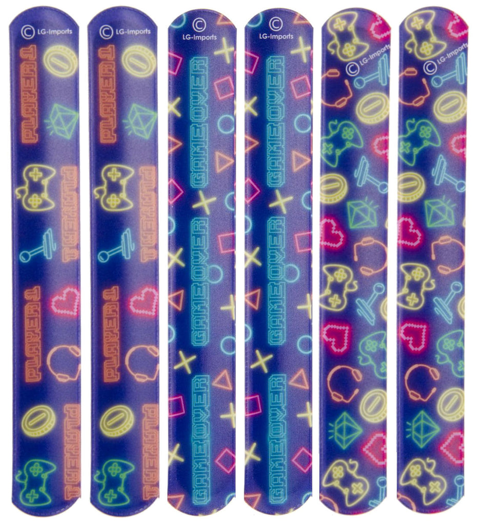 6 Gamer Slap Bracelets