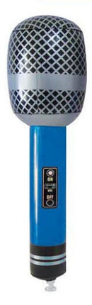 Inflatable 25cm Microphone - Blue