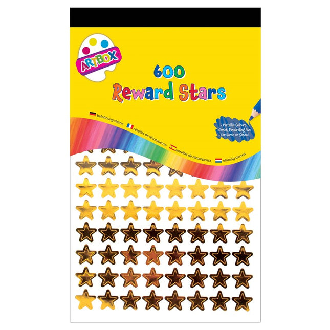 600+ Gold Star Reward Stickers