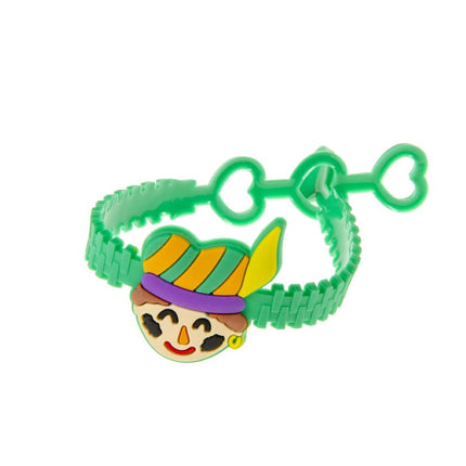 Adjustable Sinterklaas Rubber Bracelets - 6 Pack