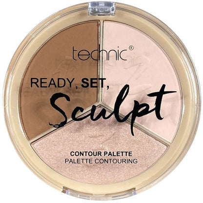 Technic Cosmetics Ready Set Sculpt Contour Palette - Fair