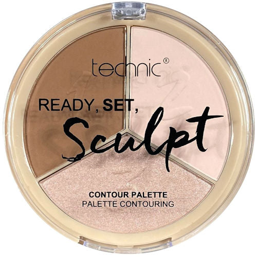 Technic Cosmetics Ready Set Sculpt Contour Palette - Fair