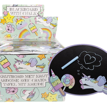 Unicorn Blackboard & Chalk