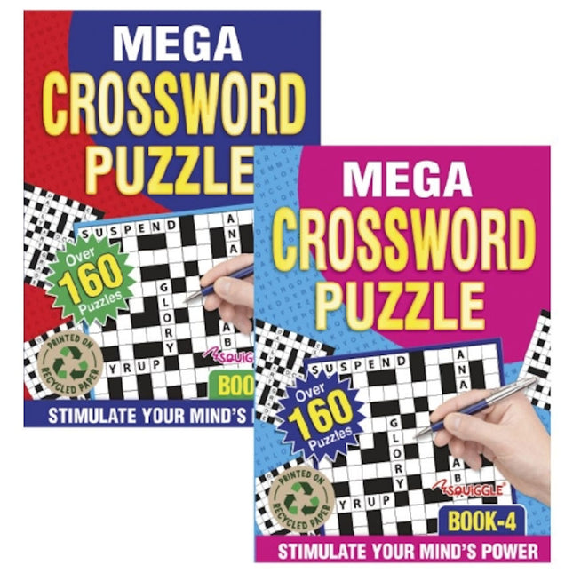 A5 Mega Crossword Puzzle Book