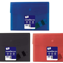 6 Pocket A4 Expanding Plastic File (Assorted)