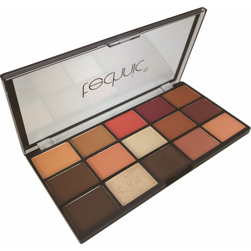 Technic Cosmetics 15 Colour Eyeshadow Palette - BAS5-1 Sierra Sunset