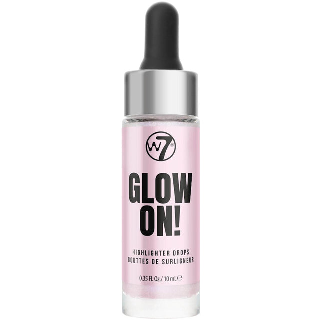 W7 Cosmetics Glow On! Highlighter Drops - Pink Flare