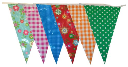 C1003 Shabby Chic Vintage 10m Triangle Bunting
