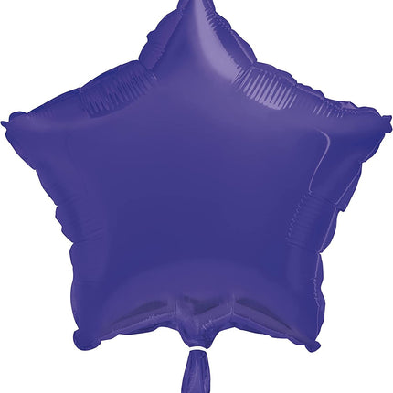 Purple 18" Star Foil Balloon