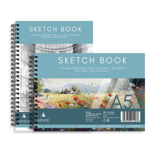 A5 Artist Sketch Book - Assorted