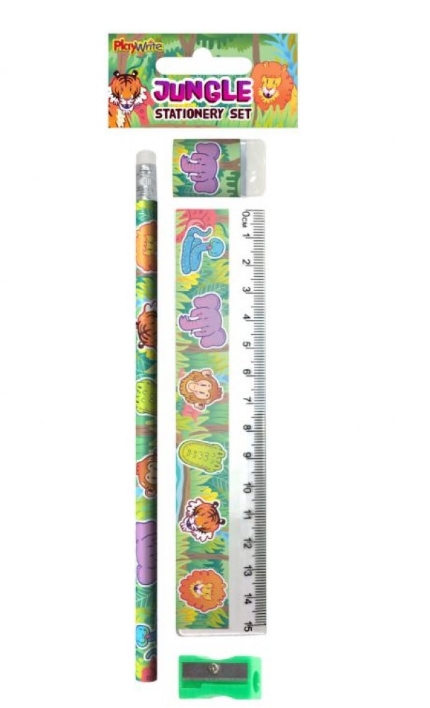 Jungle Stationery Set - 4 Piece