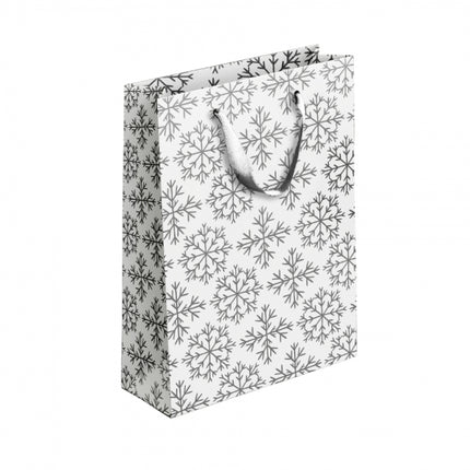 Gold/Silver Patterned Medium Gift Bag