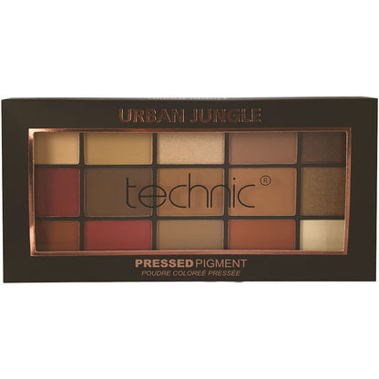 Technic Cosmetics 15 Colour Eyeshadow Palette - BAS5-3 Urban Jungle