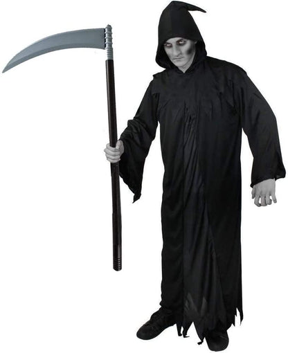 Halloween Plastic Scythe – Lightweight Costume Accessory Spooky Prop Grim Reaper