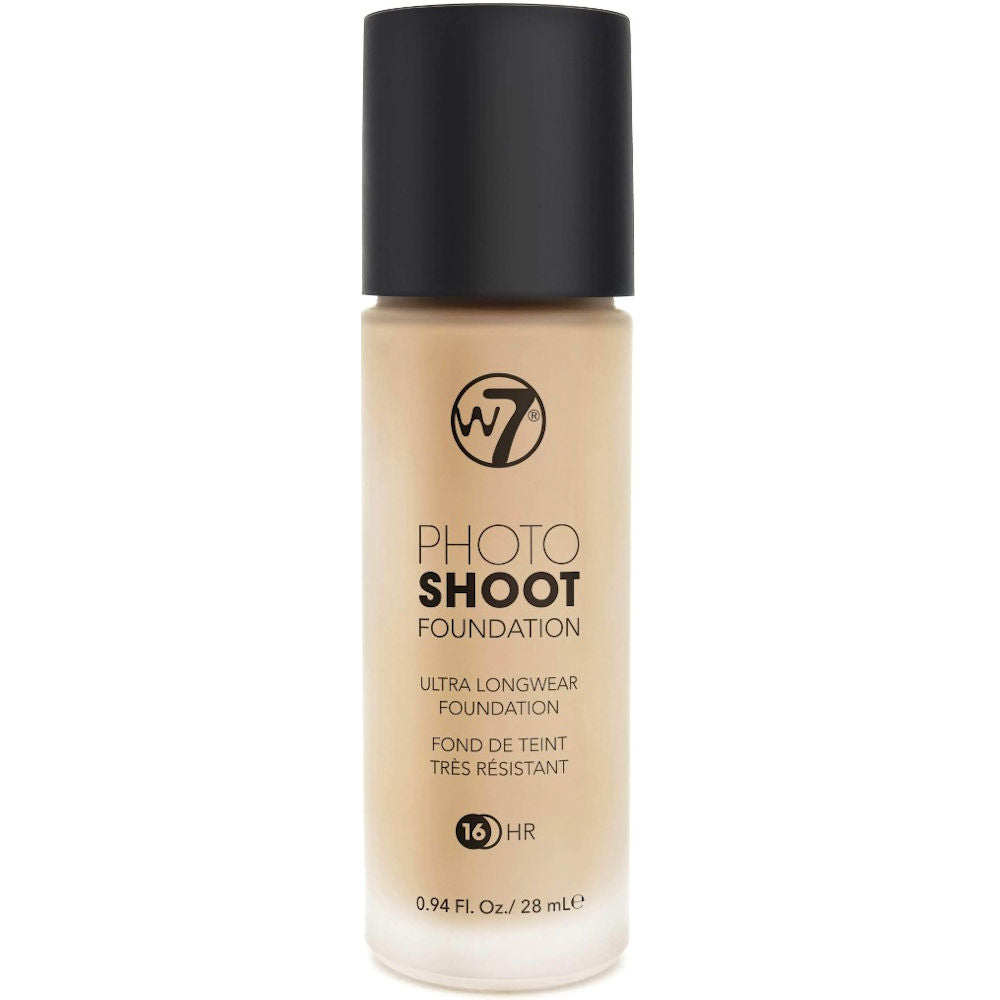 W7 Cosmetics Photoshoot Foundation Fresh Beige - Liquid Face Buildable Long Lasting Smooth