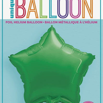 Emerald Green 18" Star Foil Balloon