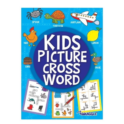 Kids Picture Crossword Puzzle Book - Single Assorted