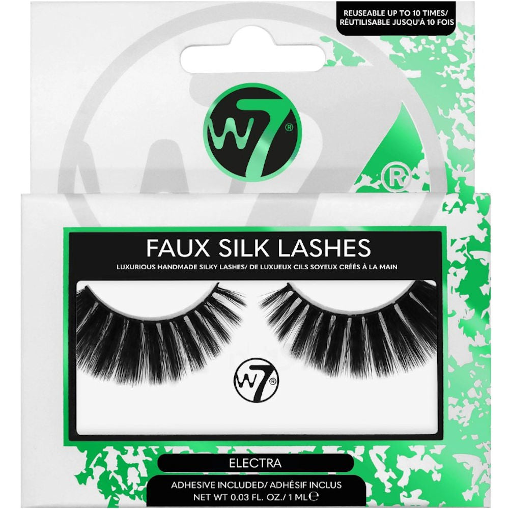 W7 Cosmetics Faux Silk False Fake Eyelashes - Electra