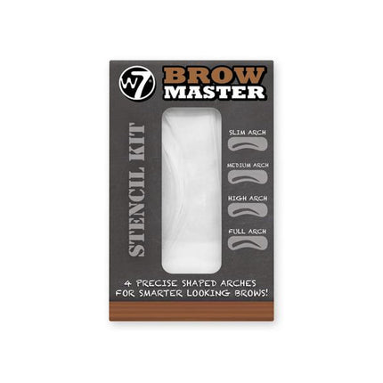 W7 Cosmetics Brow Master Eyebrow Shaping Stencil Kit - 4 Pack