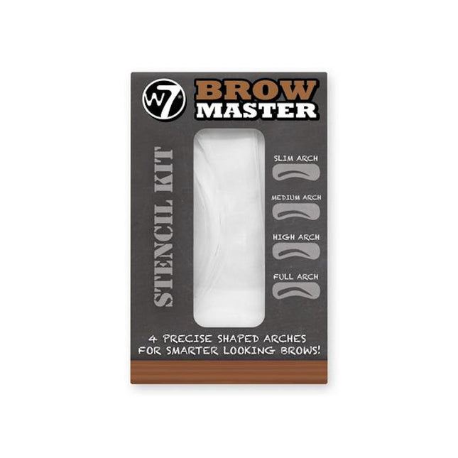W7 Cosmetics Brow Master Eyebrow Shaping Stencil Kit - 4 Pack
