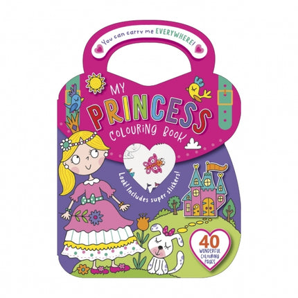 Princess/Unicorn Colouring & Sticker Bag Book