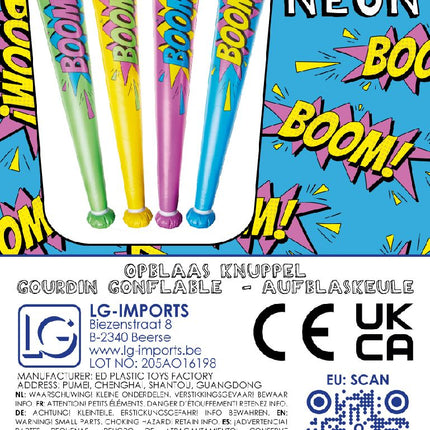 Inflatable Super Hero Baseball Bat