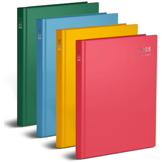 Colour Block DAP A4 Diary 2025-2026 - Assorted Planner Organiser Schedule