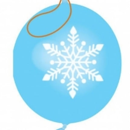 Snowflake Punch Balloons - 6 Pack