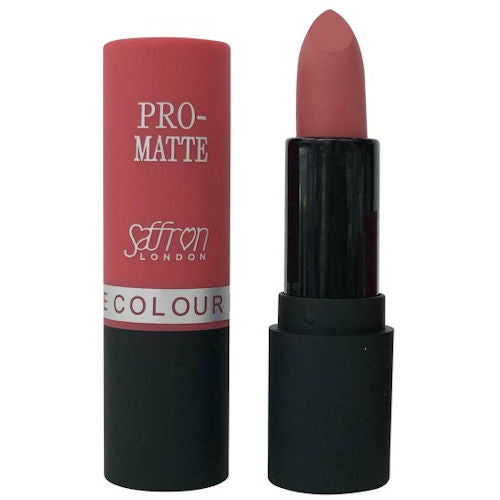 Saffron Pro Matte Lipstick - Matte Candy No.04 Pink Hydrating No Shine Long Lasting Rich Colour Lip