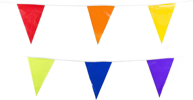 M1002 Multicoloured 10m Triangle Bunting