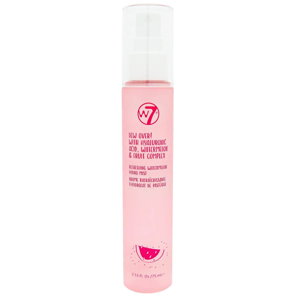 W7 Cosmetics Dew Over! Hydrating Face Mist - Hydrating Nourishing Anti Aging Smooth Skin Treatment