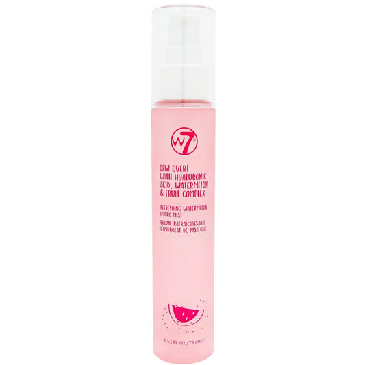 W7 Cosmetics Dew Over! Hydrating Face Mist - Hydrating Nourishing Anti Aging Smooth Skin Treatment