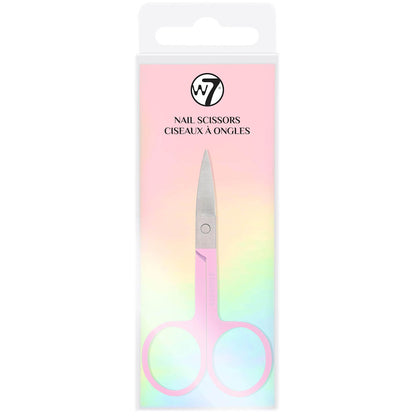 W7 Cosmetics Nail Scissors - Precision Grooming Stainless Steel Durable Manicure Tool