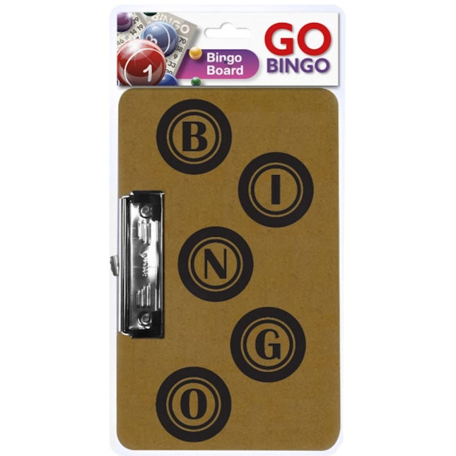 Bingo Board - 24cm x 15cm Compact Size Easy Handling Bingo Games Activities