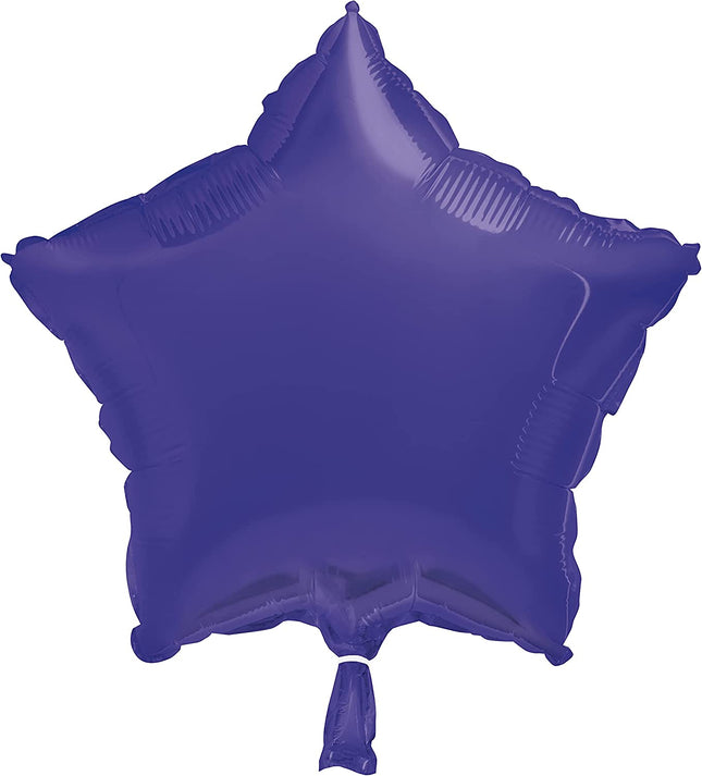 Purple 18" Star Foil Balloon