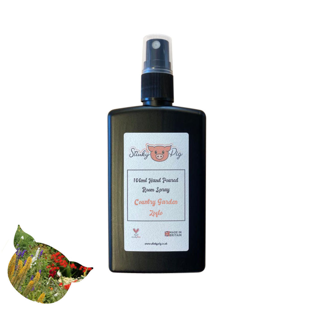 Stinky Pig Highly Scented Medium Room Spray - 100ml Country Garden