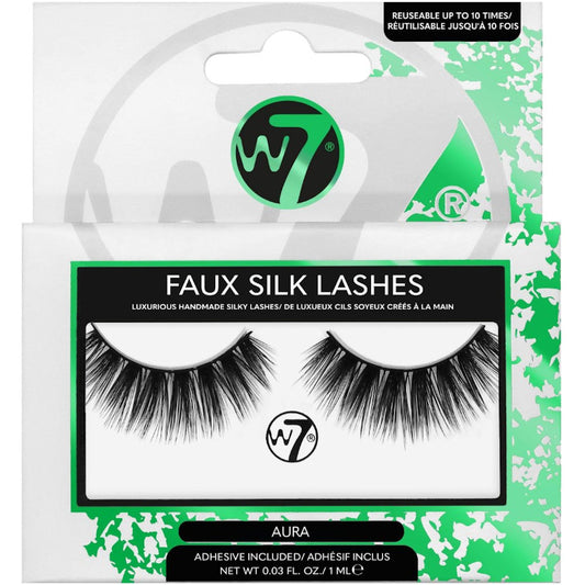 W7 Cosmetics Faux Silk False Fake Eyelashes - Aura