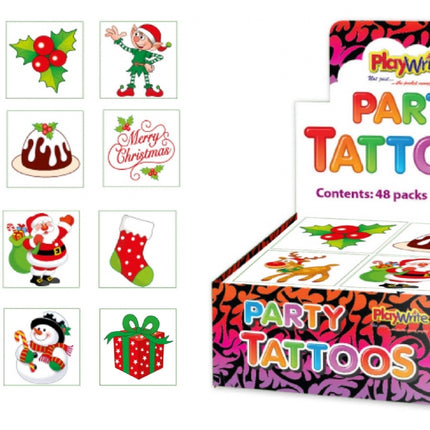 Christmas Tattoos - 12 Pack